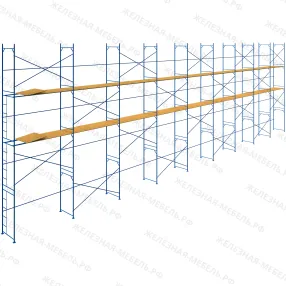 леса рамные строительные лрс-40 8х27 м (2 яруса с настилом)