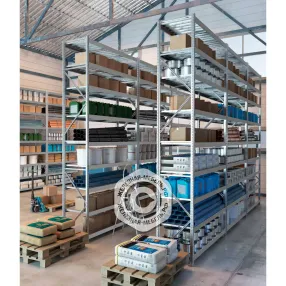 стеллаж ms pro 1200х1353x606 (2 яруса, для колес)