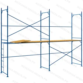 леса рамные строительные лрс-40 4х6 м (1 ярус с настилом)