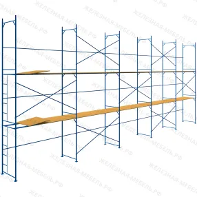 леса рамные строительные лрс-40 6х15 м (2 яруса с настилом)